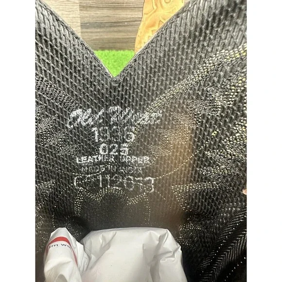 Old West Youth Kids Size 2.5M Shoes Brown Black Leather Western Cowboy Boot - Picture 5 of 6